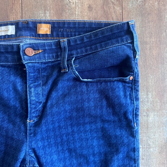 Anthropologie Pilcro and the Letterpress Houndstooth Mid-Rise Skinny Jean Sz 32 - Picture 4 of 9